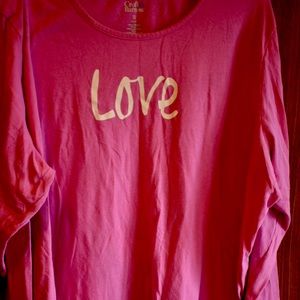 LOVE - pajama shirt